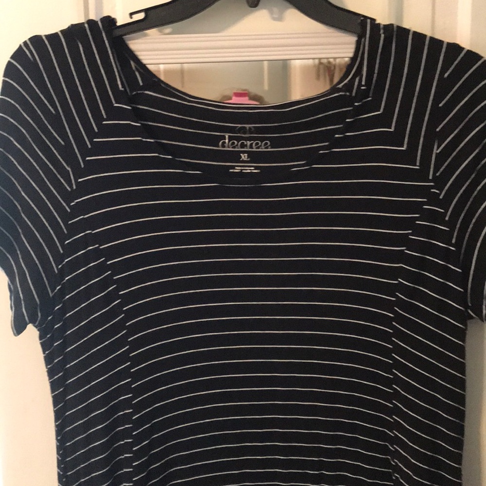 Striped t-shirt dress